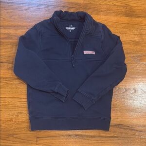 Vineyard Vines Blue Zip Up Sweater